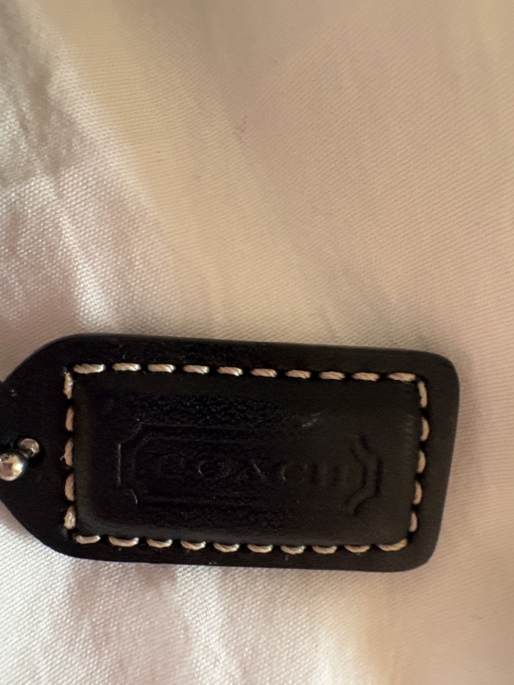 Coach Black Leather 9” Mini Bag - Picture 2 of 4